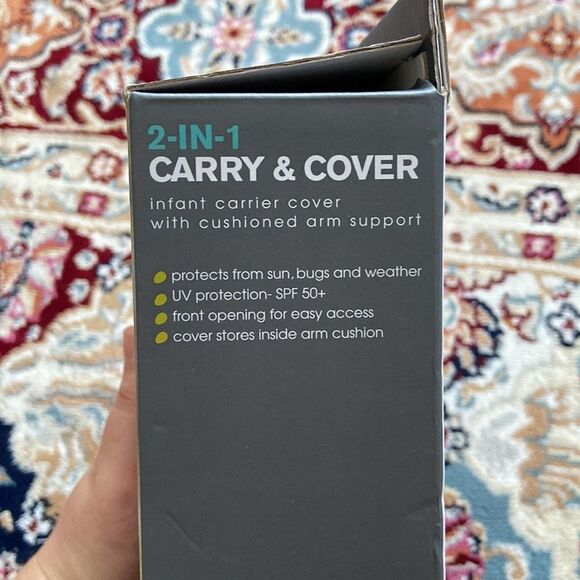 Summer infant Carry & Cover infant Floral Carseat cover - Picture 4 of 6